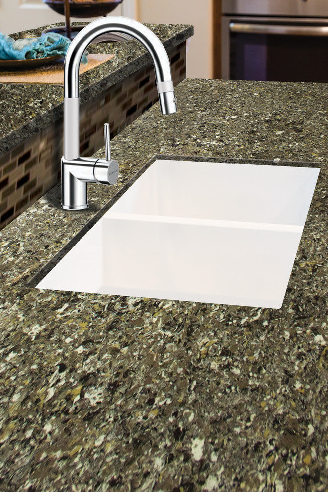 Transolid Radius Granite 31-in Undermount Kitchen Sink