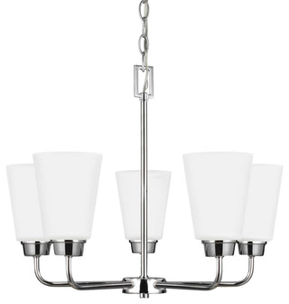 Generation Lighting 3115205 Kerrville 5 Light 20"W Chandelier - Midnight Black