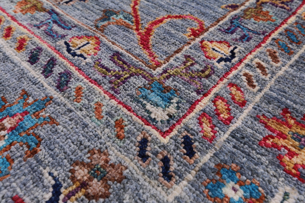 Persian Tabriz Hand-Knotted Wool Rug 5' 1" X 6' 4" Q9801