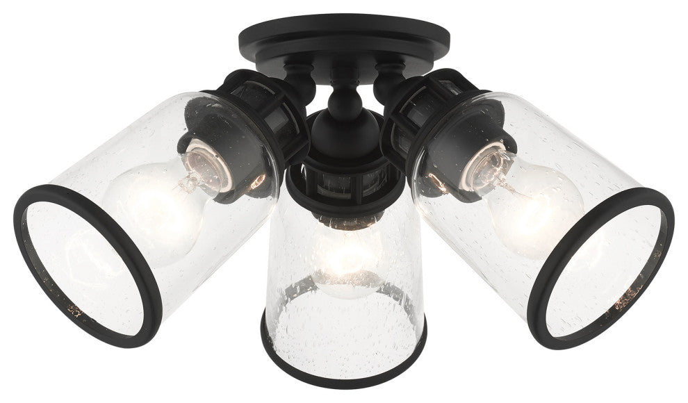 Black Industrial, Nostalgic, Transitional, Modern Classic Flush Mount