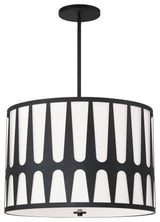 Royston Five Light Pendant in Black