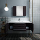 Fresca Lucera 48" Wall Hung Bathroom Vanity w/ Medicine Cabinet, Espresso, Under