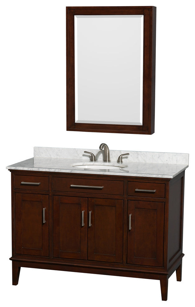 Hatton Single Bathroom Vanity With Medicine Cabinet, 48"
