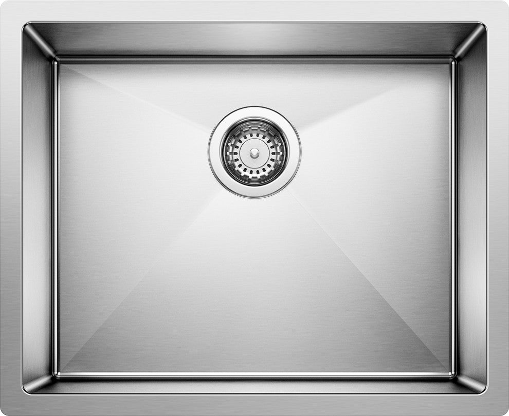 Blanco 516223 18"x22" Single Undermount Kitchen Sink, Stainless Steel