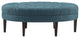 Madison Park Martin Surfboard Tufted Ottoman, Blue