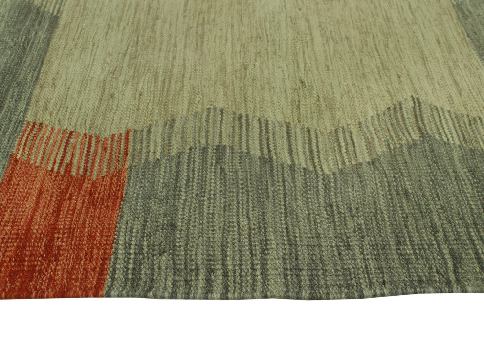 Winchester Kilim Chipo Gray/Rust Rug, 5'0x6'6