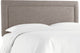 Ana King Upholsterd Border Headboard, Zuma Feather