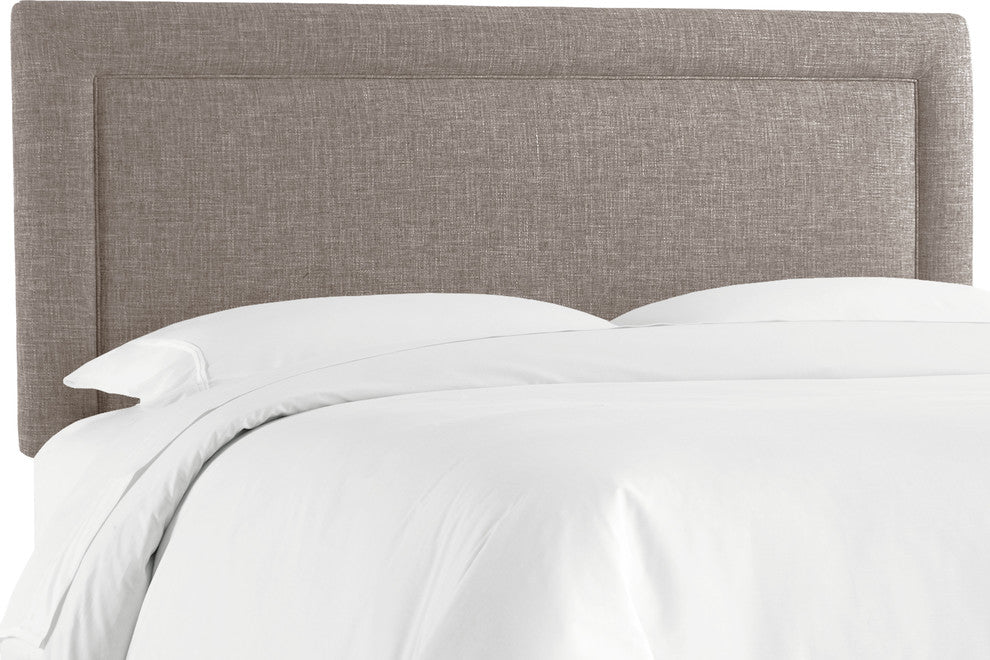 Ana King Upholsterd Border Headboard, Zuma Feather