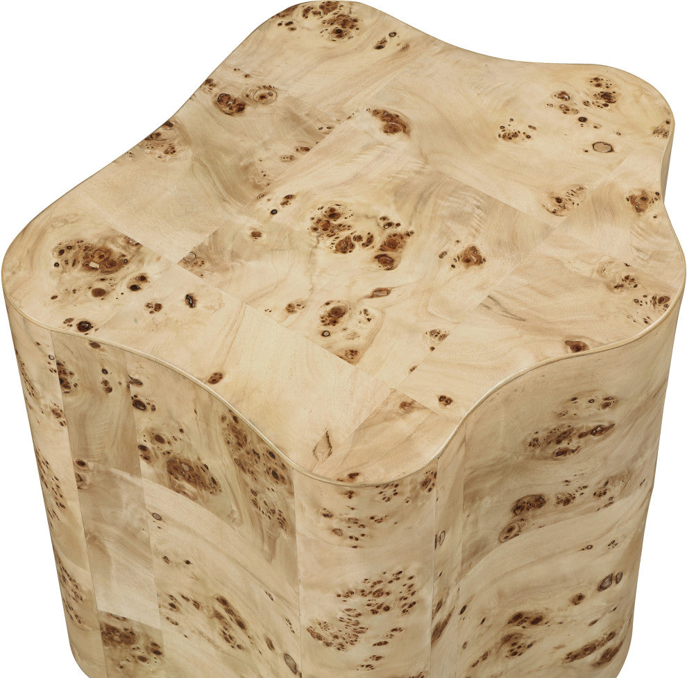 Zaire End Table, Beige