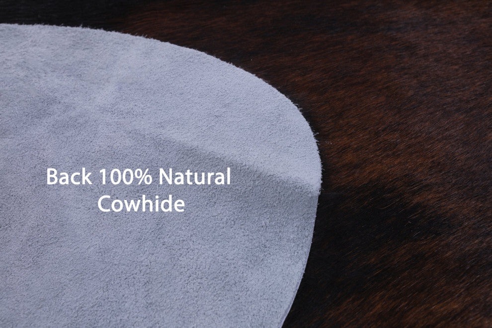 6' 3" X 5' 7" Natural Cowhide Rug C2340