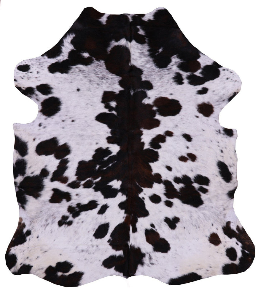 Organic Natural Hair-On Cowhide Area Rug 6' 6" X 5' 10" C1663