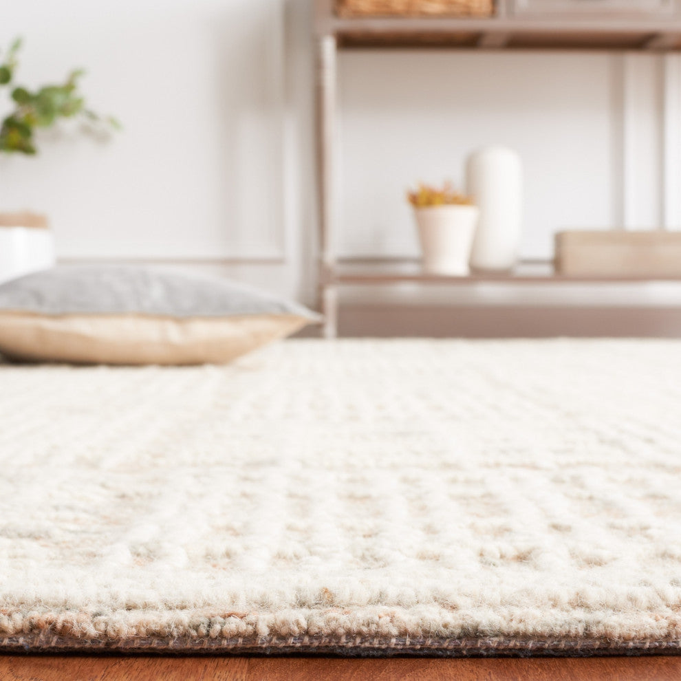 Safavieh Couture Abstract Collection ABT275 Area Rug, Brown/Ivory, 9'x12'