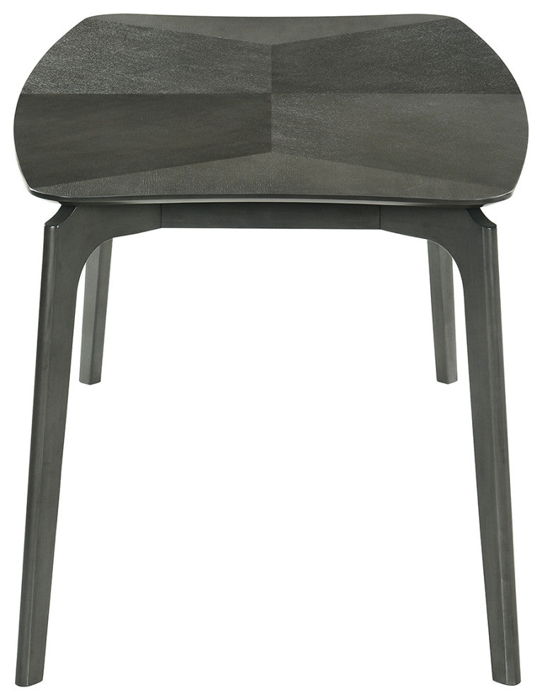 Kalia Wood Dining Table, Gray Finish
