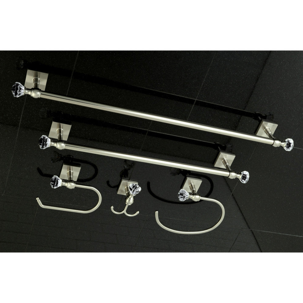 Kingston Brass 18"and 24"Towel Bar Bathroom Accessory Set, Brushed Nickel