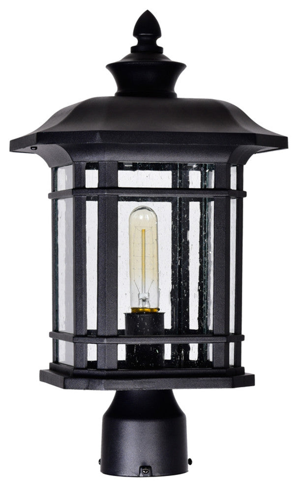 Blackburn 1 Light Outdoor Black Lantern Head