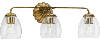 Quillan Collection Transitional Bath and Vanity Light, Gold Ombre