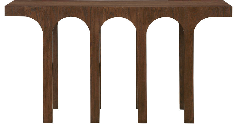 Westfield Console Table, Black, 58" Wide, Brown, 58"wide, Console Table