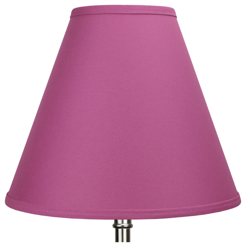 Fenchel Shades, 6"x14"x12" Spider Attachment Empire Lamp Shade, Linen Plum