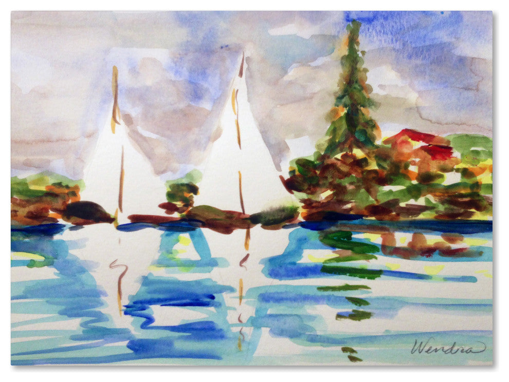 Wendra 'A Lovely Day' Canvas Art, 24x18