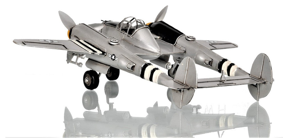 c1941 Lockheed P-38 Lightning Fighter Sculpture