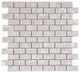 Tahitian Pearl, White Pearl Mosaic in Large Brick Pattern