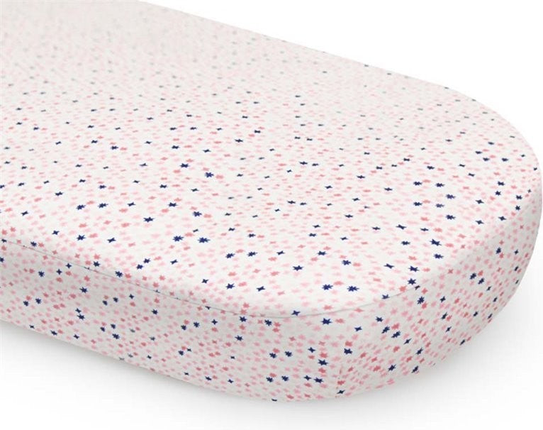 Babyletto In Bloom Oval Fitted Crib Sheet, 53 x 25"