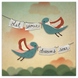 Let Your Dreams Soar 12x12 Canvas Wall Art