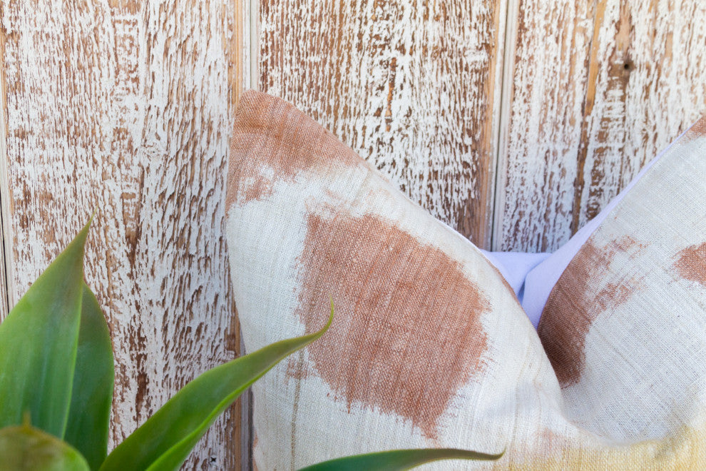 Kivili Organic Silk Ikat Pillow