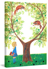 "Red Pandas" Painting Print on Canvas by Curtis