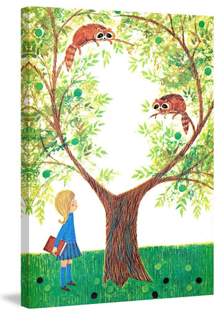 "Red Pandas" Painting Print on Canvas by Curtis