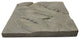 Crab Carved Wood Two Dimensional Gray Washed Wall Plaque 10 Inches