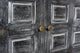 Martin Solid Wood 2 Door Tall Boy Cabinet, Distressed Gray