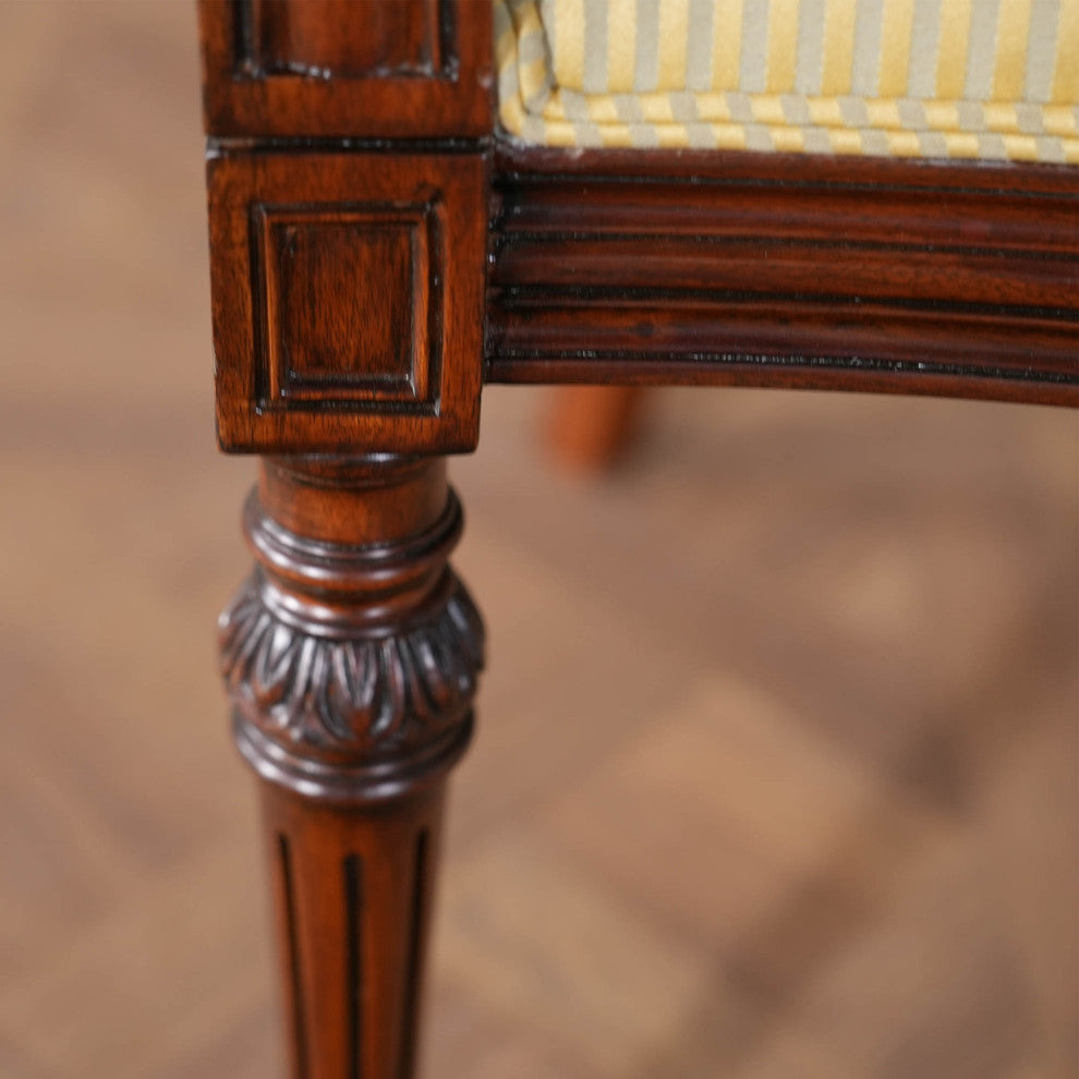 Round Back Mahogany Chair