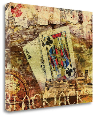 "Black Jack" By Eric Yang, Giclee Print on Gallery Wrap Canvas, Ready to Hang