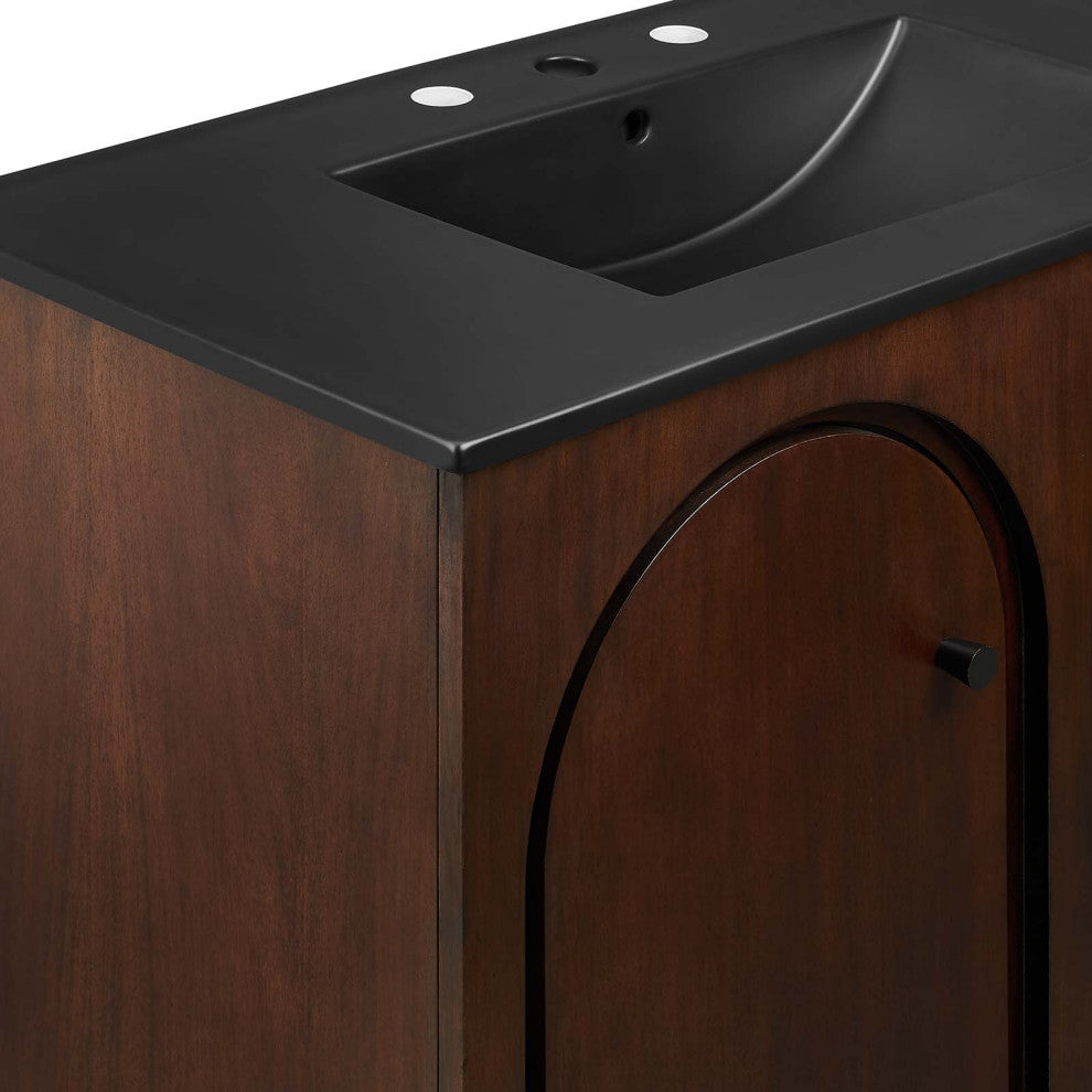 Appia 36" Bathroom Vanity - Walnut Black