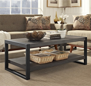 angelo:HOME 48" Industrial Coffee Table - Charcoal