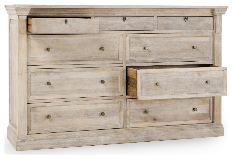 Adelaide Nine-Drawer Mango Wood Dresser