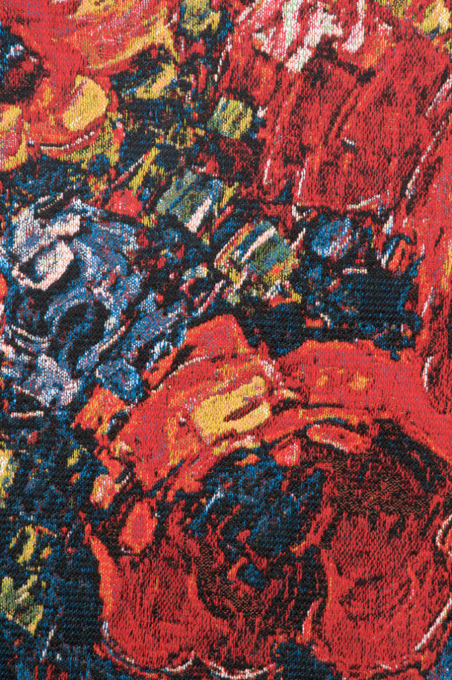 Coquilicots by Pejman Belgian Wall Tapestry