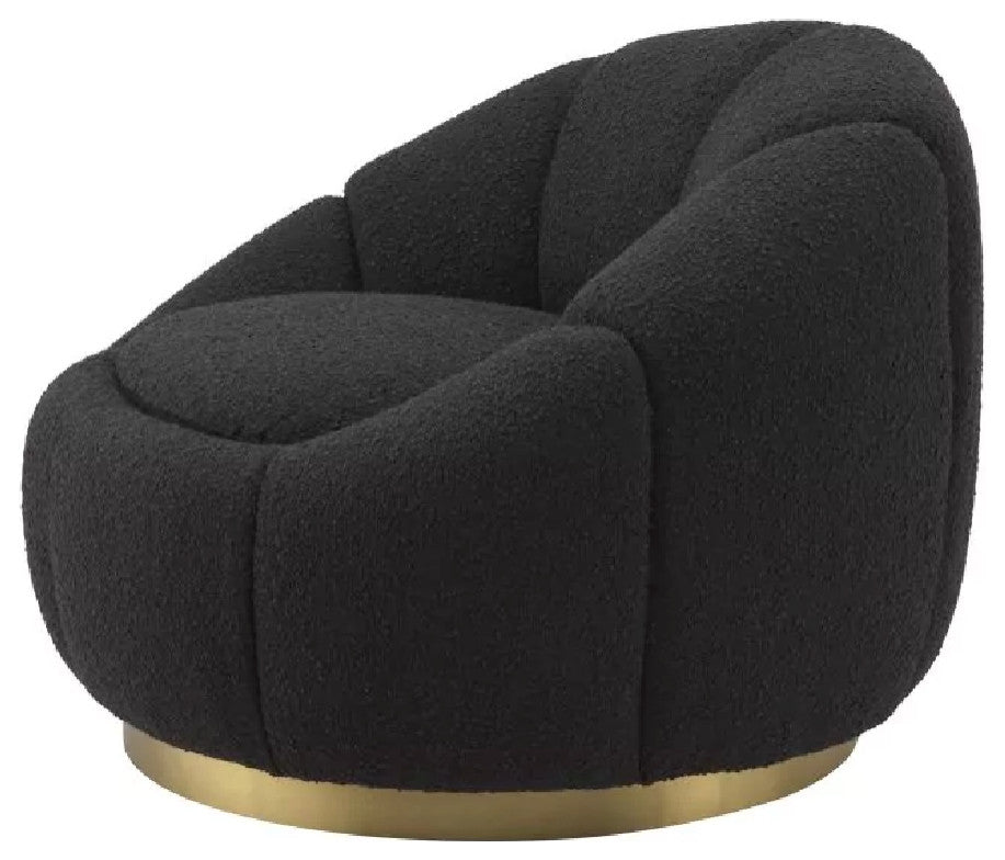 Modern Boucle Swivel Chair | Eichholtz Inger