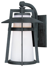 Maxim 3534 Calistoga 12" 1 Light Wall Sconce - Adobe / Satin White Glass