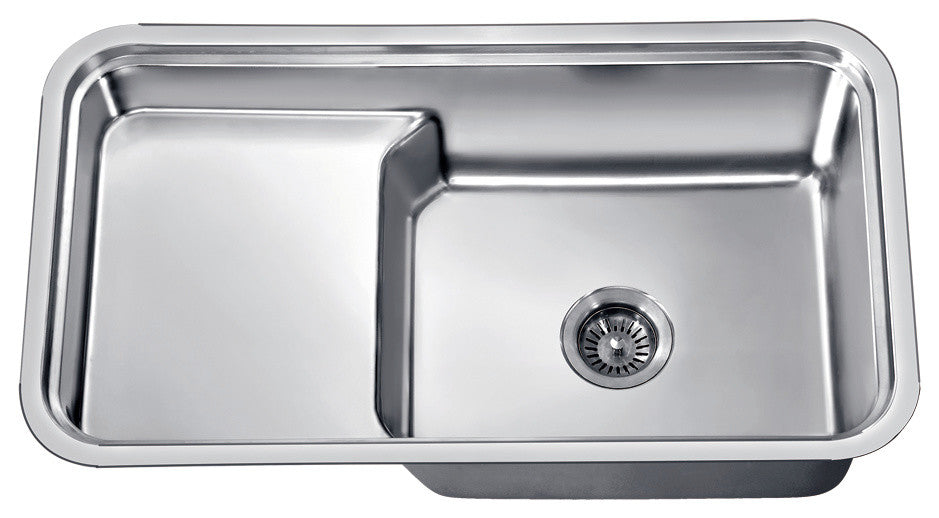 Dawn Undermount Single Bowl With Stepped Basin, 4 Basin