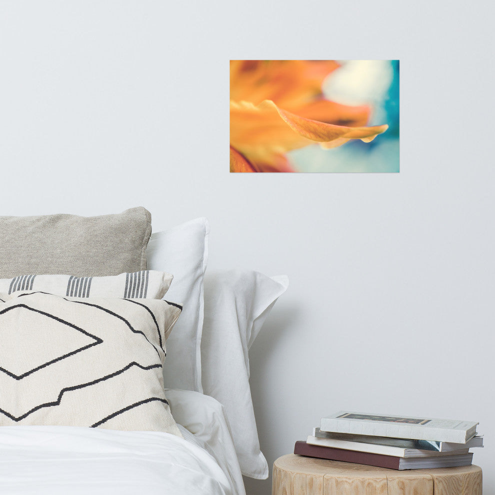 Serene Petals of Life Floral Nature Photography Unframed Wall Art Print, 12" X 18"
