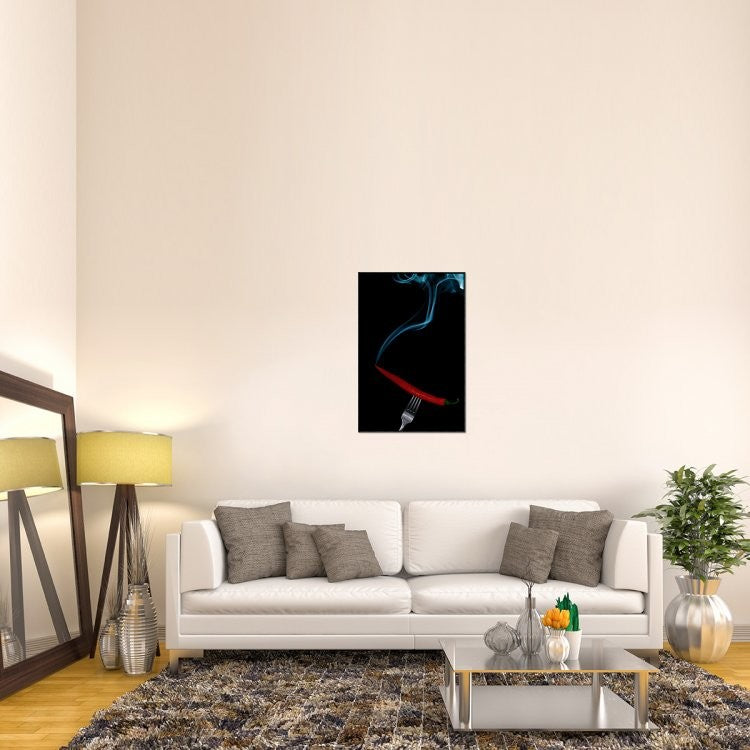 "Hot Bite" Framed Canvas Giclee by Gert Lavsen, 25x37"