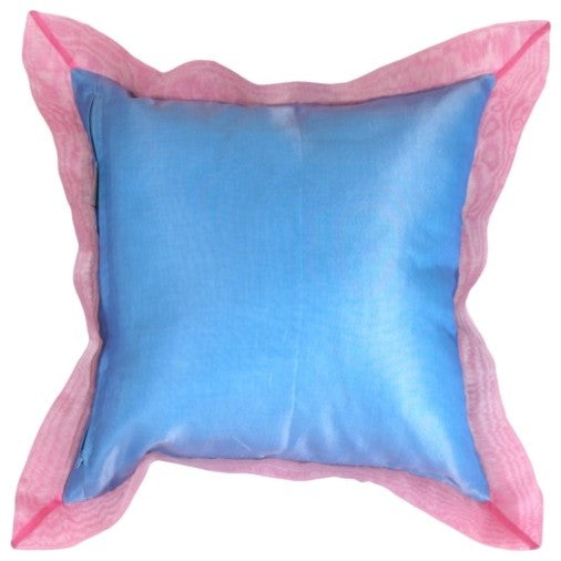 Pillow Decor, Bohemian Blue Pillow, 16"x16"