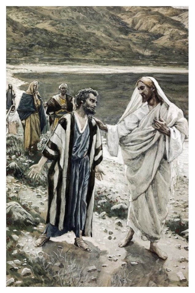 "Feed My Lambs" Digital Paper Print by James Tissot, 16"x24"