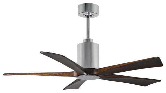 Patricia 5 Ceiling Fan, Polished Chrome, 52"