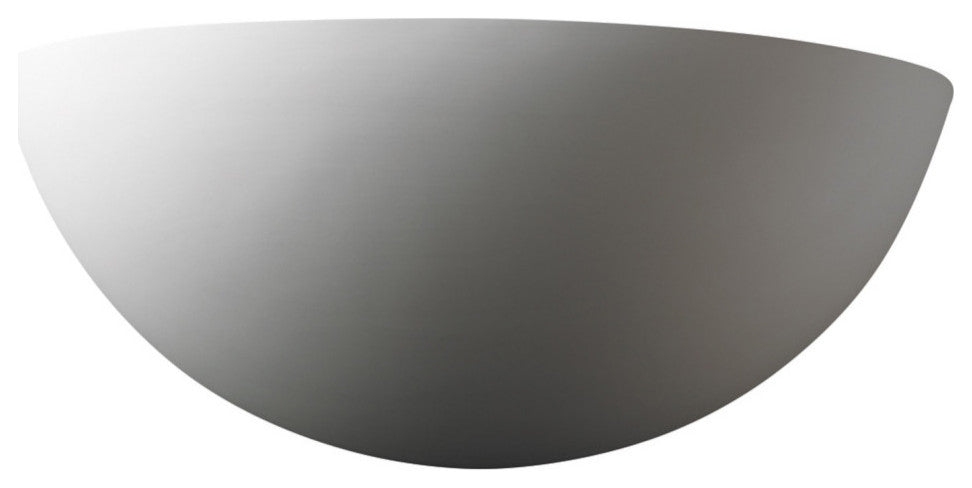 Ambiance Small Quarter Sphere Wall Sconce, Bisque, Dedicated LED