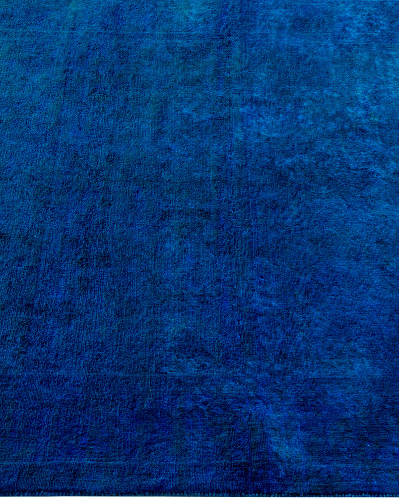 Fine Vibrance, One-of-a-Kind Hand-Knotted Area Rug Blue, 3' 2" x 5' 1"