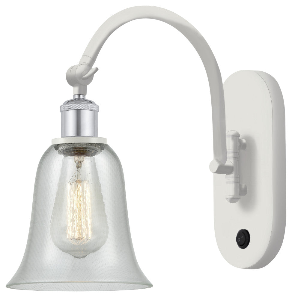 Innovations 518-1W-WPC-G2812-LED 1-Light Sconce, White and Polished Chrome