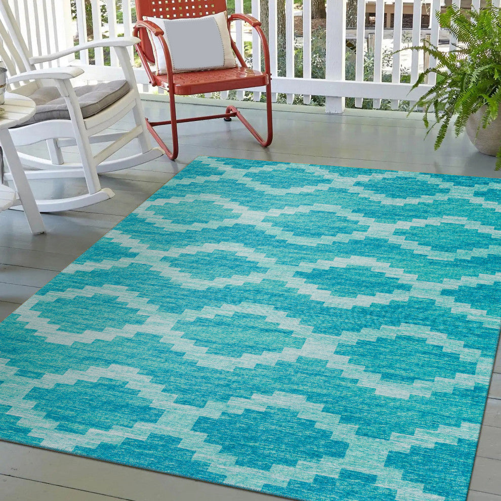 Indoor/Outdoor Sedona SN9 Poolside Machine Washable 8' x 10' Rug
